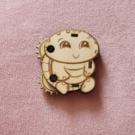 Créa Pep's tortue en bois, à colorier et collectionner